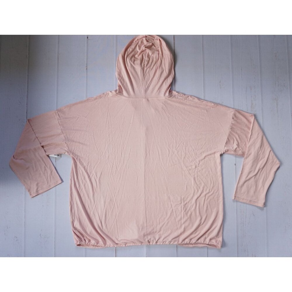 Old Navy Jersey Drawstring-Hem Pullover Hoodie in Light Pink - Size XXL, NWT - Picture 8 of 8